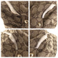 GUCCI Tote Bag 190248 GG canvas, leather Beige Ivory Gold Metal Tote Bag Shoulder Bag Abbey Women Used Authentic