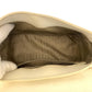 PRADA Shoulder Bag leather White SilverMetal Shoulder Bag handbag Safiano Women Used Authentic