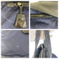 PRADA Tote Bag Nylon Navy Black SilverMetal Tote Bag Shoulder Bag Test Triangle With logo Women Used Authentic