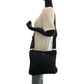 PRADA Shoulder Bag Nylon Black SilverMetal Shoulder Bag Sacoche Test Triangle With logo Women Used Authentic