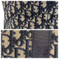 Dior Boston Duffel bag Canvas, Leather Navy SilverMetal Trotter Women Used Authentic