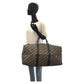 Dior Boston Duffel bag Canvas, Leather Navy SilverMetal Trotter Women Used Authentic