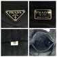 PRADA Backpack Nylon Black SilverMetal Backpack Unisex Test Women Used Authentic