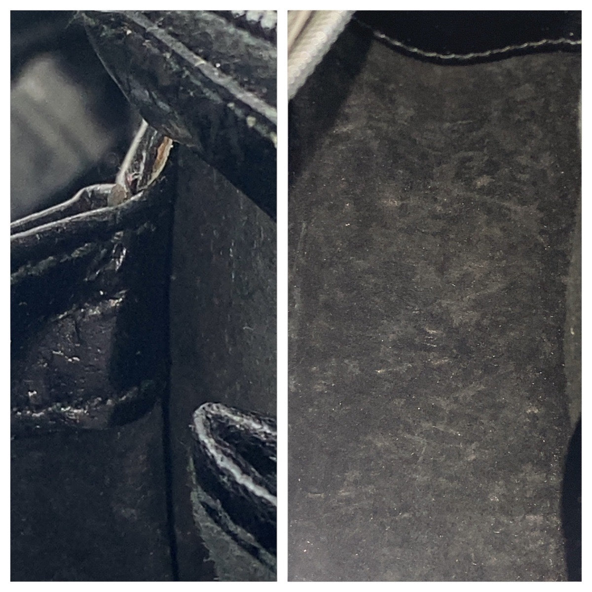 GUCCI Shoulder Bag 007 113 0108 leather Black GoldMetal Crossbody Shoulder Bag Old Gucci Women Used Authentic