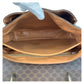 CELINE Handbag M14 PVC, Leather Brown Gold Metal Macadam Women Used Authentic