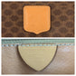 CELINE Handbag M14 PVC, Leather Brown Gold Metal Macadam Women Used Authentic