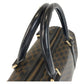 CELINE Handbag CE00/23 PVC Brown Black Gold Metal Macadam