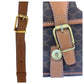 CELINE Shoulder Bag PVC, Leather Brown Gold Metal Shoulder Bag pochette Macadam Women Used Authentic