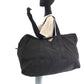 PRADA Boston Duffel bag Nylon Black SilverMetal Boston Duffel bag unisex Test Triangle With logo mens Used Authentic