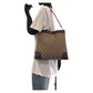 GUCCI Shoulder Bag 001 4231 GG canvas, leather Brown Gold Metal Women Used Authentic