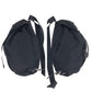 PRADA Backpack BZ5827 Nylon Black SilverMetal Backpack Backpack Test Triangle With logo Women Used Authentic