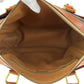 CELINE Handbag PVC Brown Gold Metal Handbag Macadam Women Used Authentic