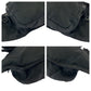 PRADA Waist bag V210 Nylon Black SilverMetal Waist Bag Bum Bag Test Triangle With logo mens Used Authentic