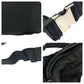 PRADA Waist bag V210 Nylon Black SilverMetal Waist Bag Bum Bag Test Triangle With logo mens Used Authentic