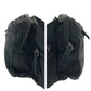 PRADA Waist bag V210 Nylon Black SilverMetal Waist Bag Bum Bag Test Triangle With logo mens Used Authentic