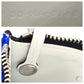 Dior Coin case Canvas, Leather, Beads Blue Black SilverMetal Coin case Card Case Women Used Authentic