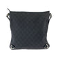 GUCCI Shoulder Bag 268642 GG canvas Black SilverMetal Shoulder Bag pochette Abbey Women Used Authentic
