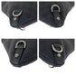 GUCCI Shoulder Bag 268642 GG canvas Black SilverMetal Shoulder Bag pochette Abbey Women Used Authentic