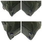 PRADA Tote Bag Nylon Khaki SilverMetal Tote Bag handbag Test Triangle With logo Women Used Authentic