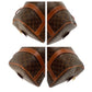 CELINE Handbag PVC, Leather Brown Gold Metal Handbags Mini Boston Duffel bag Macadam Macadam Women Used Authentic