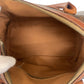 CELINE Handbag PVC, Leather Brown Gold Metal Handbags Mini Boston Duffel bag Macadam Macadam Women Used Authentic