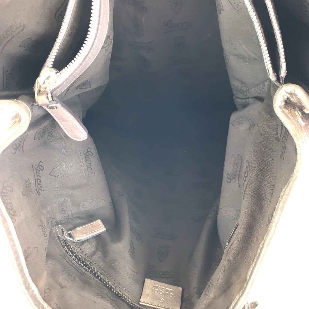 GUCCI Tote Bag 223668 GG canvas, leather Brown Silver Metal Tote Bag Shoulder Bag GG implementation GG implementation Women(Unisex) Used Authentic