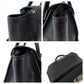 PRADA Handbag BN2665 leather Black SilverMetal Handbag Tote Bag Women Used Authentic