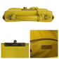 PRADA Shoulder Bag leather Yellow Gold Metal Shoulder Bag Handbag 2WAY Safiano Women Used Authentic