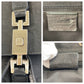GUCCI Backpack 003 0245 Nylon, Leather Black SilverMetal Backpack Jackie GG pattern Women Used Authentic
