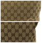 GUCCI Shoulder Bag 388930 GG canvas Dark Brown Gold Metal Shoulder Bag Crossbody Women Used Authentic