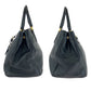 PRADA Tote Bag BN2794 leather Black GoldMetal Tote Bag Handbag Shoulder Bag Vittero Dyno logo Women Used Authentic