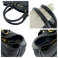 PRADA Tote Bag BN2794 leather Black GoldMetal Tote Bag Handbag Shoulder Bag Vittero Dyno logo Women Used Authentic