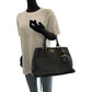 PRADA Tote Bag BN2794 leather Black GoldMetal Tote Bag Handbag Shoulder Bag Vittero Dyno logo Women Used Authentic