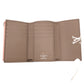 LOUIS VUITTON Tri-fold wallet M62156 leather Pink magnolia Tri-fold wallet Compact wallet Taurillon Clemence Portefeuille Capsine Women Used Authentic