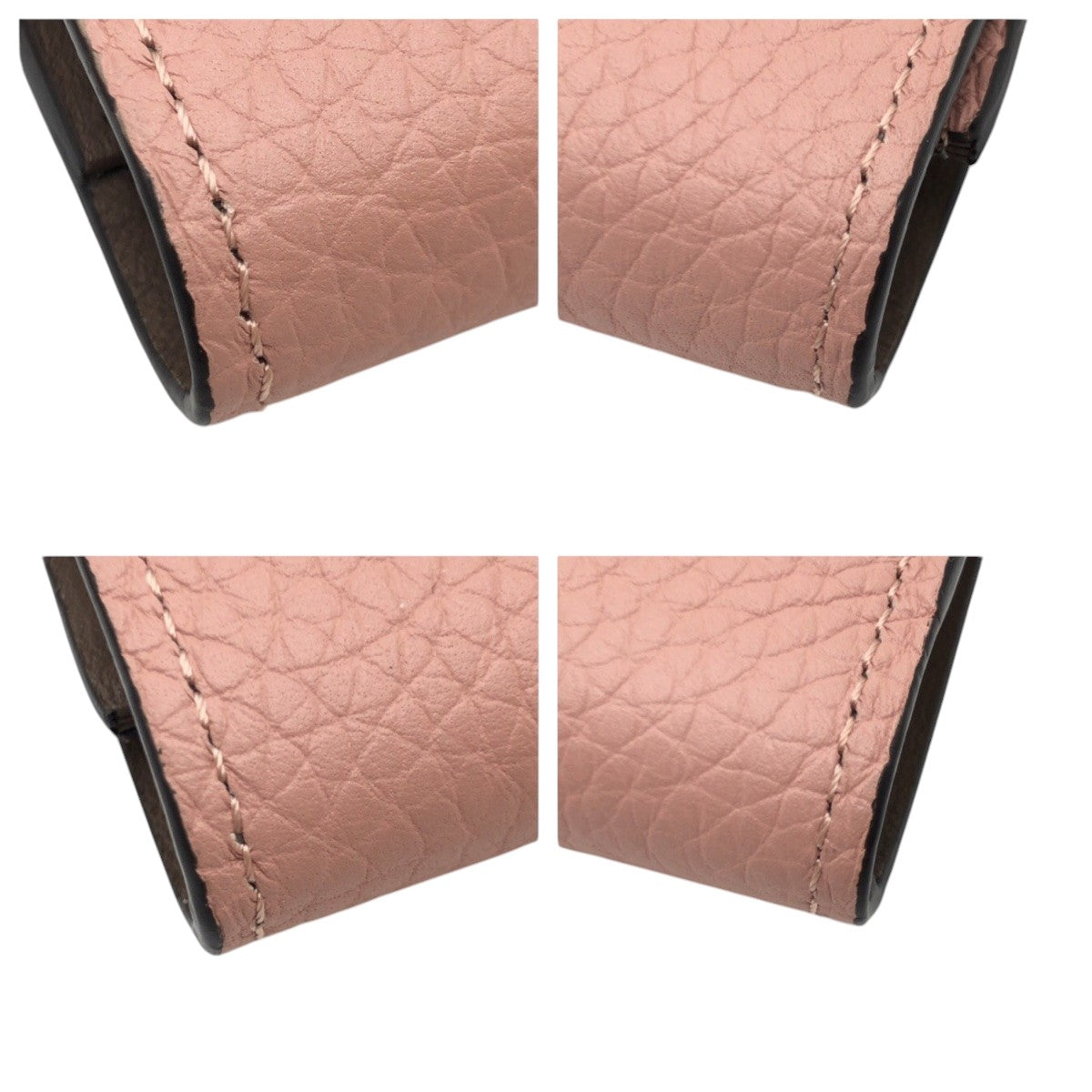 LOUIS VUITTON Tri-fold wallet M62156 leather Pink magnolia Tri-fold wallet Compact wallet Taurillon Clemence Portefeuille Capsine Women Used Authentic