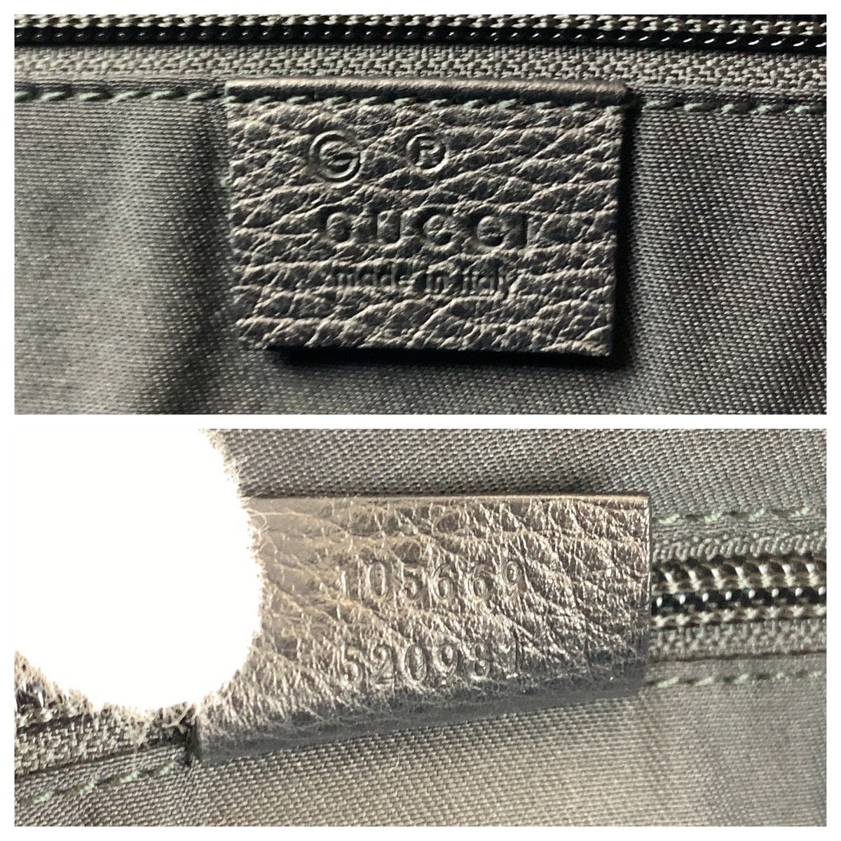 GUCCI Shoulder Bag 105669 GG canvas, leather Black SilverMetal Shoulder Bag Boston Duffel bag mens Used Authentic