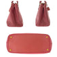 PRADA Tote Bag leather Pink Gold Metal Tote Bag Handbag Shoulder Bag 2WAY Safiano Women Used Authentic