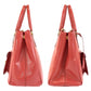 PRADA Handbag leather Pink Gold Metal Handbag Tote Bag Shoulder Bag 2way Safiano Women Used Authentic