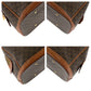 CELINE Handbag MC97/2 PVC Brown Gold Metal Handbags Mini Boston Duffel bag Macadam Women Used Authentic