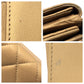 CHANEL Tri-fold wallet leather gold Tri-fold wallet Compact wallet Matrasse COCO Mark Women Used Authentic