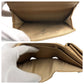 CHANEL Tri-fold wallet leather gold Tri-fold wallet Compact wallet Matrasse COCO Mark Women Used Authentic