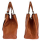 GUCCI Shoulder Bag 282309 leather Bronze GoldMetal Shoulder Bag handbag Soho Interlocking fringe Women Used Authentic