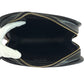 GUCCI Clutch bag 201755 leather Black GoldMetal Clutch bag business bag Guccisima mens Used Authentic