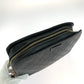 GUCCI Clutch bag 201755 leather Black GoldMetal Clutch bag business bag Guccisima mens Used Authentic