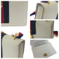 GUCCI Shoulder Bag 421882 leather White Green Red Gold Metal Shoulder Bag Shoulder Bag Sherry line Silvi Women Used Authentic