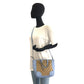 GUCCI Tote Bag 449241 GG canvas, leather Beige Blue Gold Metal Tote Bag Handbag Shoulder Bag 2way Women Used Authentic