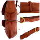 GUCCI Shoulder Bag 338985 leather Orange Brown Gold Metal Shoulder Bag Messenger bag Bamboo Women Used Authentic