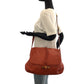 GUCCI Shoulder Bag 338985 leather Orange Brown Gold Metal Shoulder Bag Messenger bag Bamboo Women Used Authentic