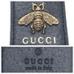 GUCCI Money clip leather black black gold Money Clip Unisex Animalie Bee mens Used Authentic