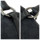 GUCCI Tote Bag 113015 GG canvas Black SilverMetal Tote Bag handbag Women Used Authentic